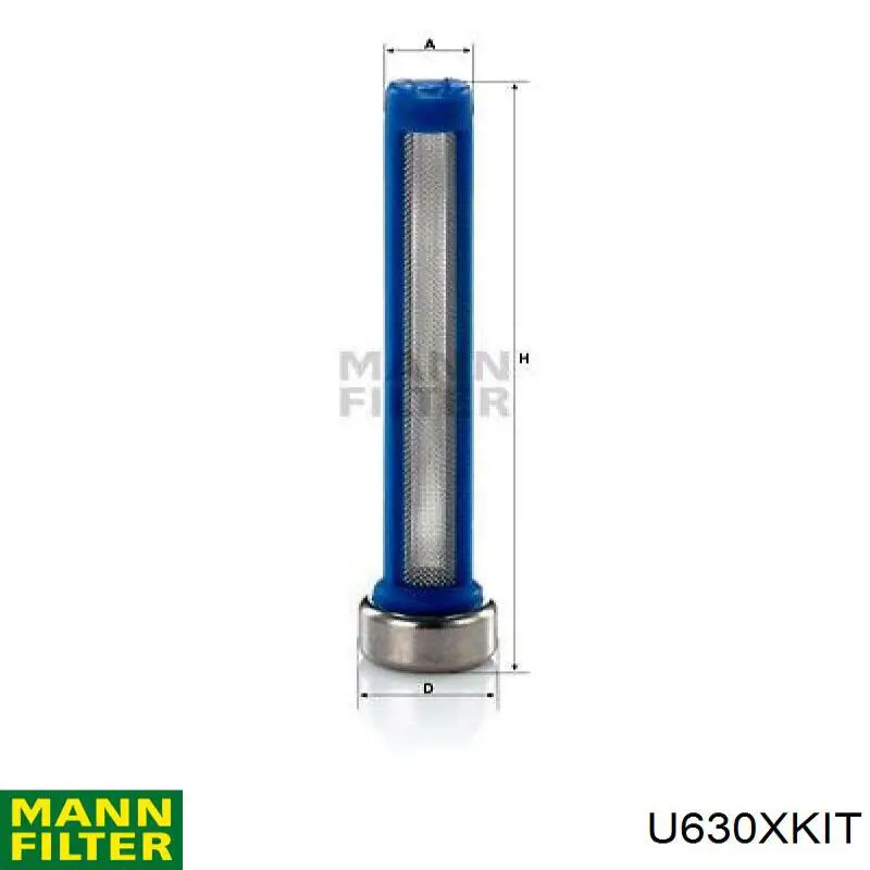 Compre U630XKIT Mann-Filter Filtro de partículas do sistema dos gases de escape