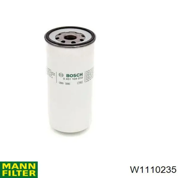 Filtro de óleo Mann-Filter W1110235 preço, a partir de 16,26 USD