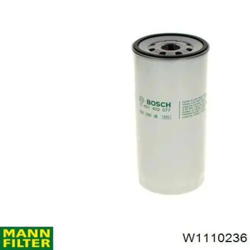 Filtro de óleo Mann-Filter W1110236 preço, a partir de 12,50 USD