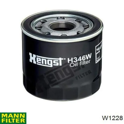 Filtro de óleo Mann-Filter W1228 preço, a partir de 27,83 USD