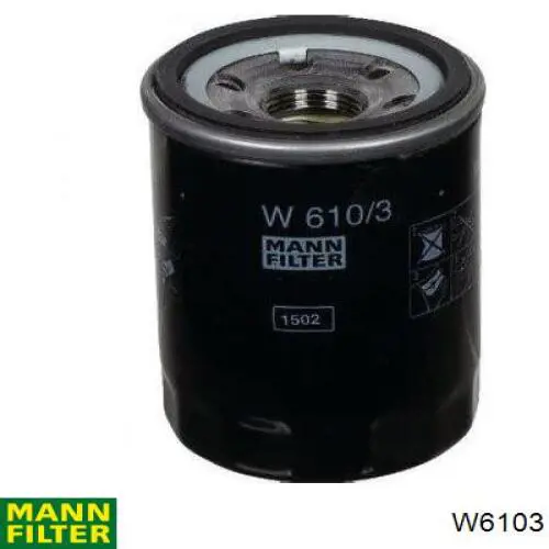 Compre W6103 Mann-Filter Filtro de óleo