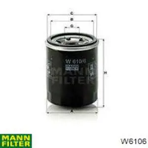Compre W6106 Mann-Filter Filtro de óleo