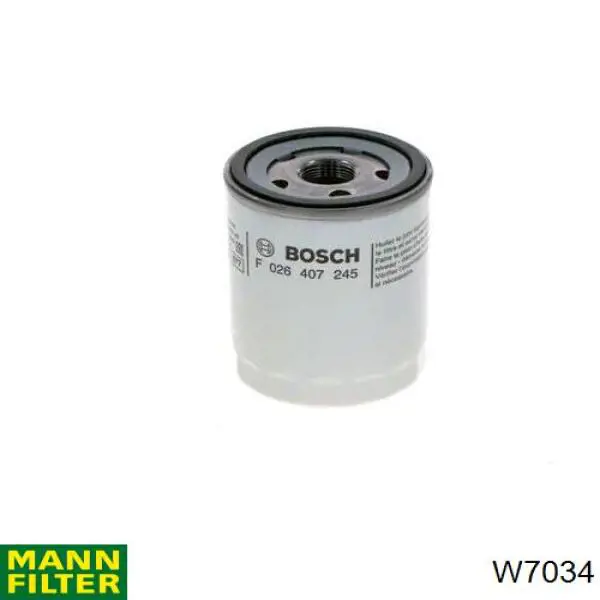 Filtro de óleo Mann-Filter W7034 preço, a partir de 9,80 USD