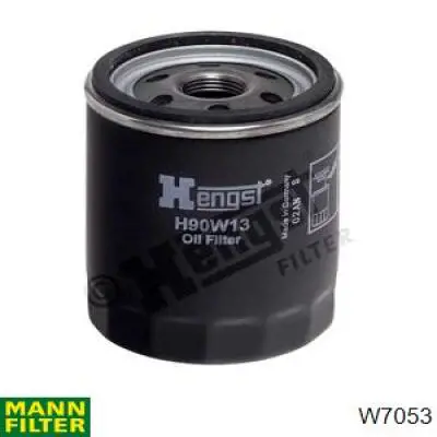 Filtro de óleo Mann-Filter W7053 preço, a partir de 5,77 USD