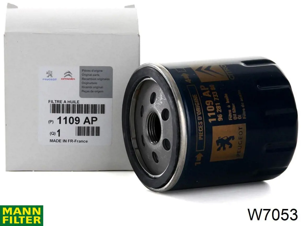 Compre W7053 Mann-Filter Filtro de óleo