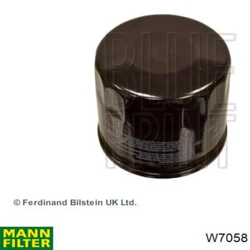 Filtro de óleo Mann-Filter W7058 preço, a partir de 6,07 USD