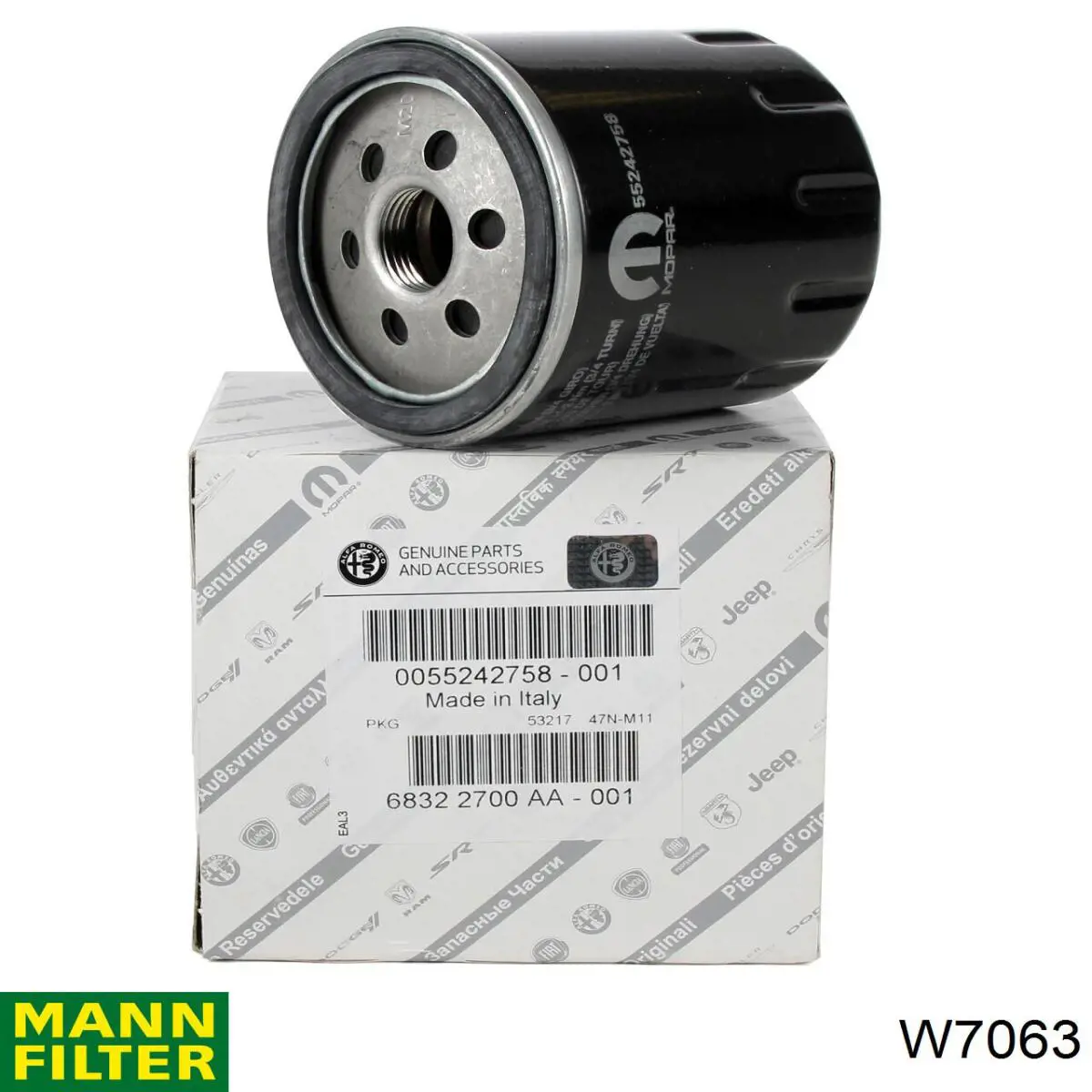 Filtro de óleo Mann-Filter W7063 preço, a partir de 8,84 USD