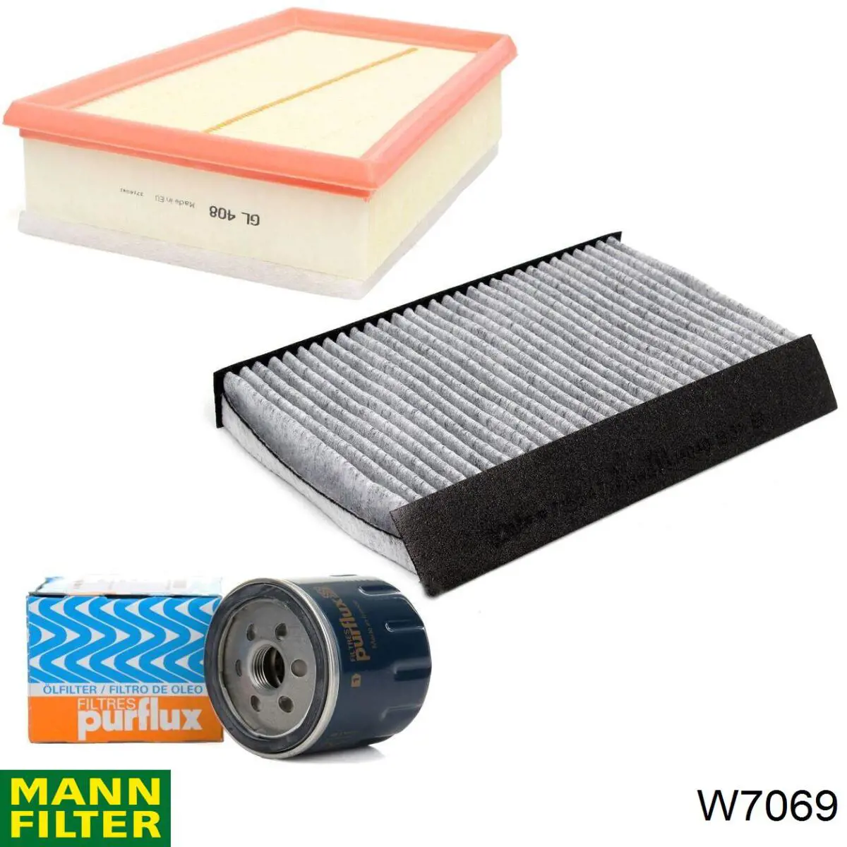 Filtro de óleo Mann-Filter W7069 preço, a partir de 7,10 USD