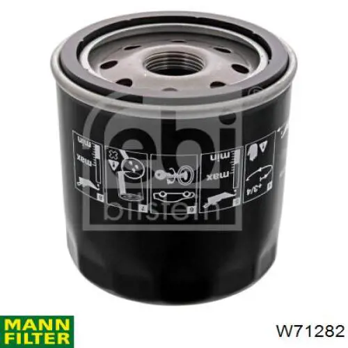 Compre W71282 Mann-Filter Filtro de óleo