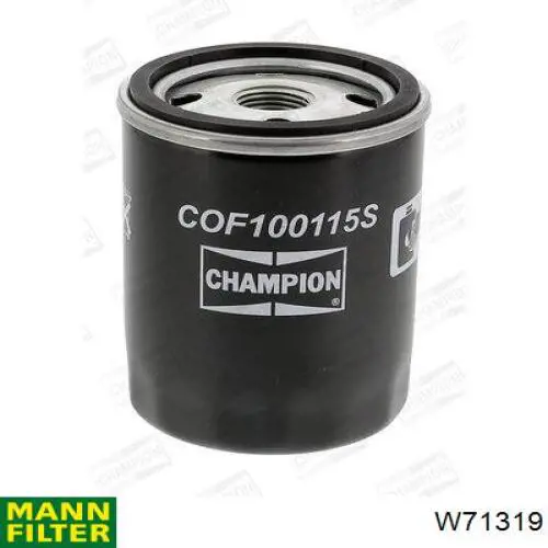 Compre W71319 Mann-Filter Filtro de óleo