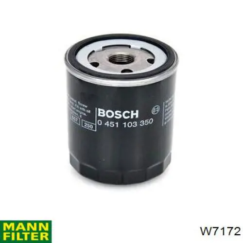 Filtro de óleo Mann-Filter W7172 preço, a partir de 10,78 USD