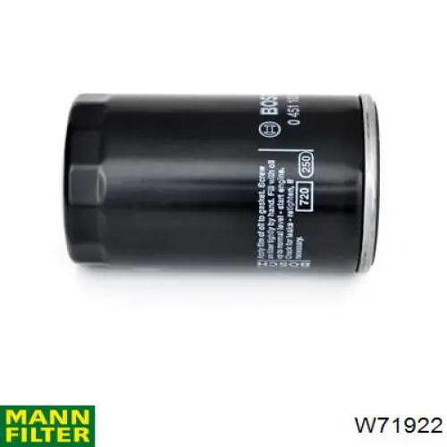 Compre W71922 Mann-Filter Filtro de óleo