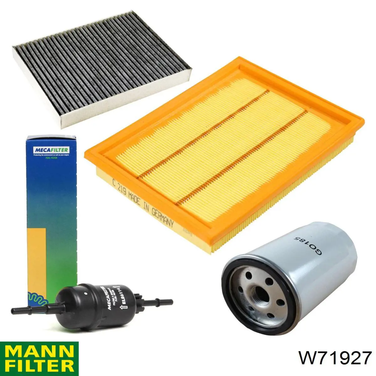 Compre W71927 Mann-Filter Filtro de óleo