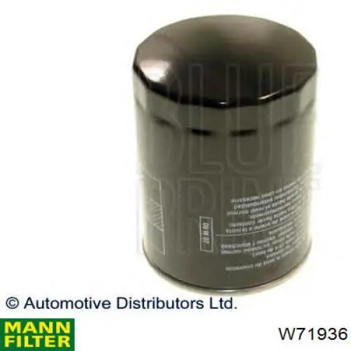 Compre W71936 Mann-Filter Filtro de óleo