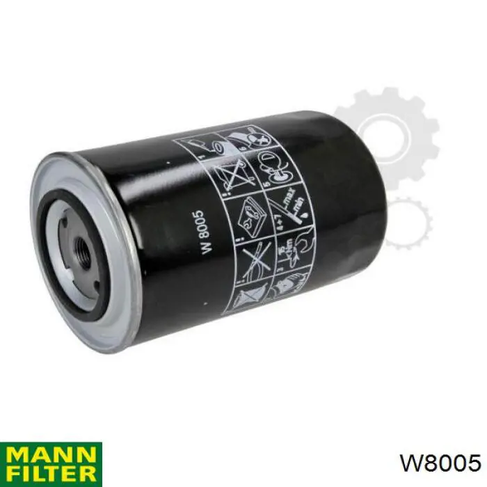 Filtro de óleo Mann-Filter W8005 preço, a partir de 12,19 USD