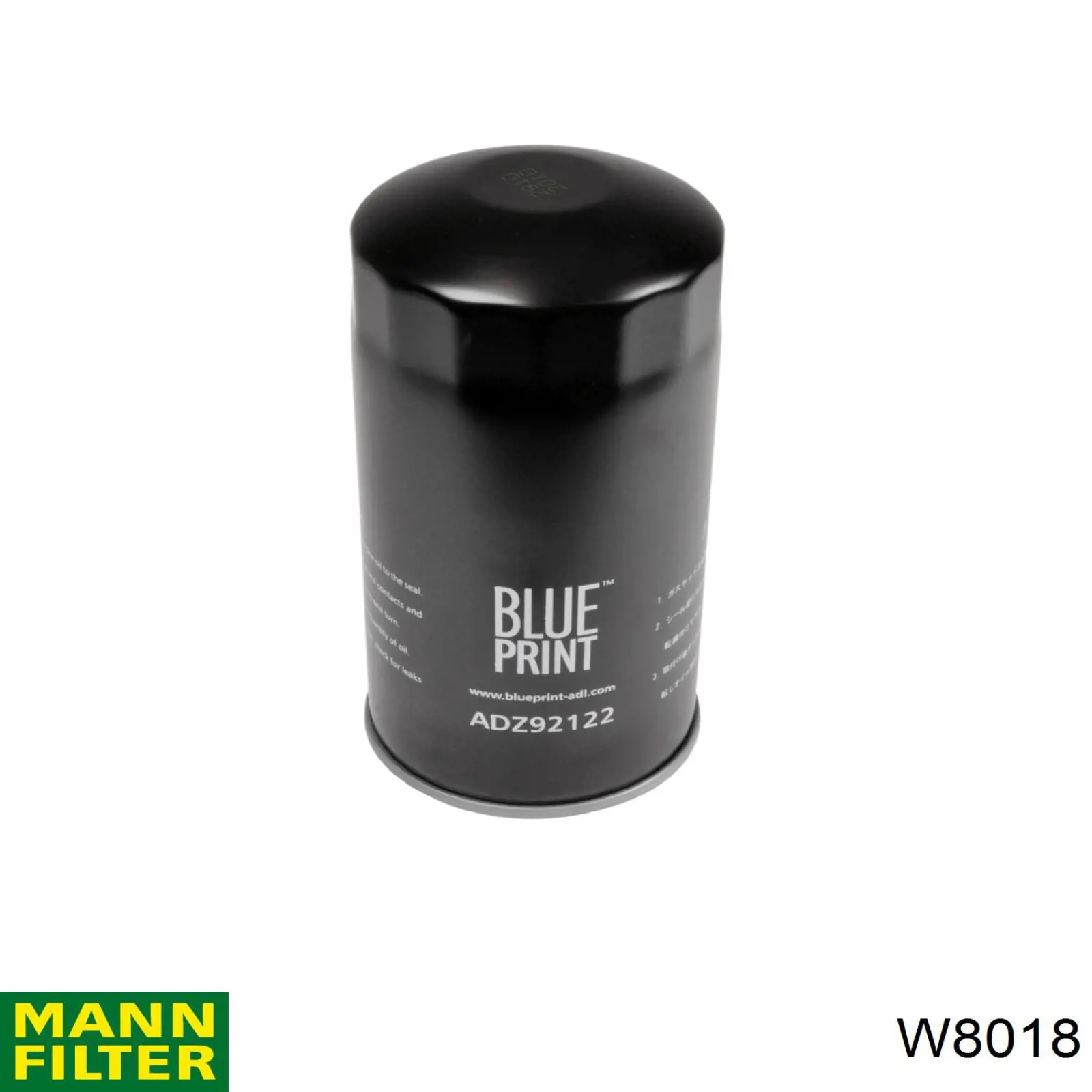 Filtro de óleo Mann-Filter W8018 preço, a partir de 7,62 USD