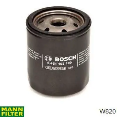 Filtro de óleo Mann-Filter W820 preço, a partir de 7,74 USD