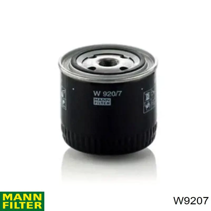 Filtro de óleo Mann-Filter W9207 preço, a partir de 6,88 USD