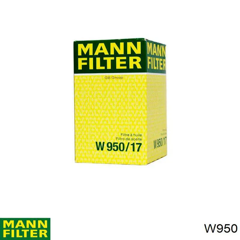 Filtro de óleo Mann-Filter W950 preço, a partir de 14,75 USD