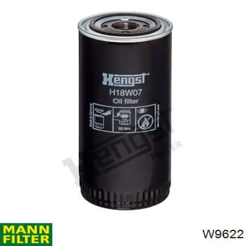 Filtro de óleo Mann-Filter W9622 preço, a partir de 10,41 USD