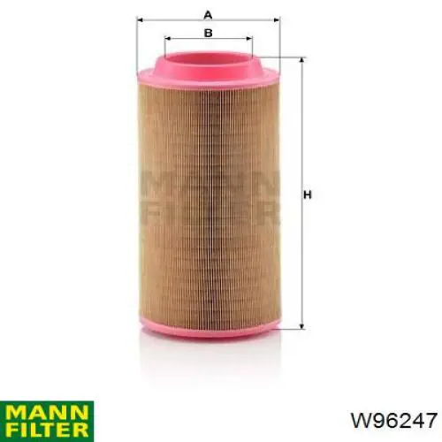 Compre W96247 Mann-Filter Filtro de óleo