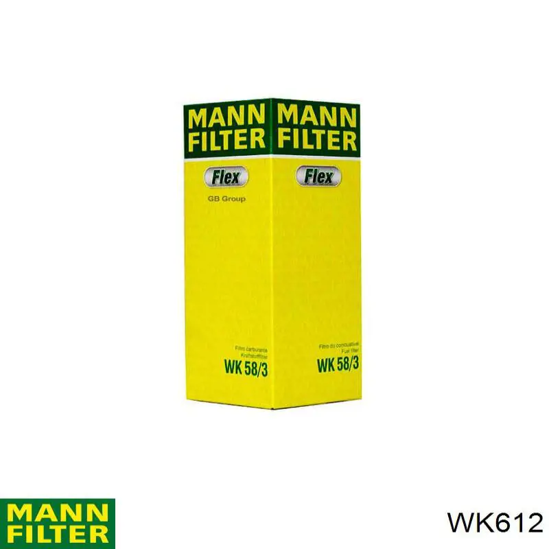 Filtro de combustível WK612 Mann-Filter