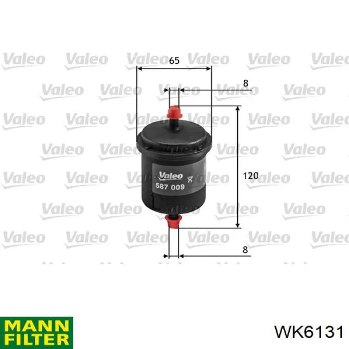 Filtro de combustível Mann-Filter WK6131 preço, a partir de 10,23 USD