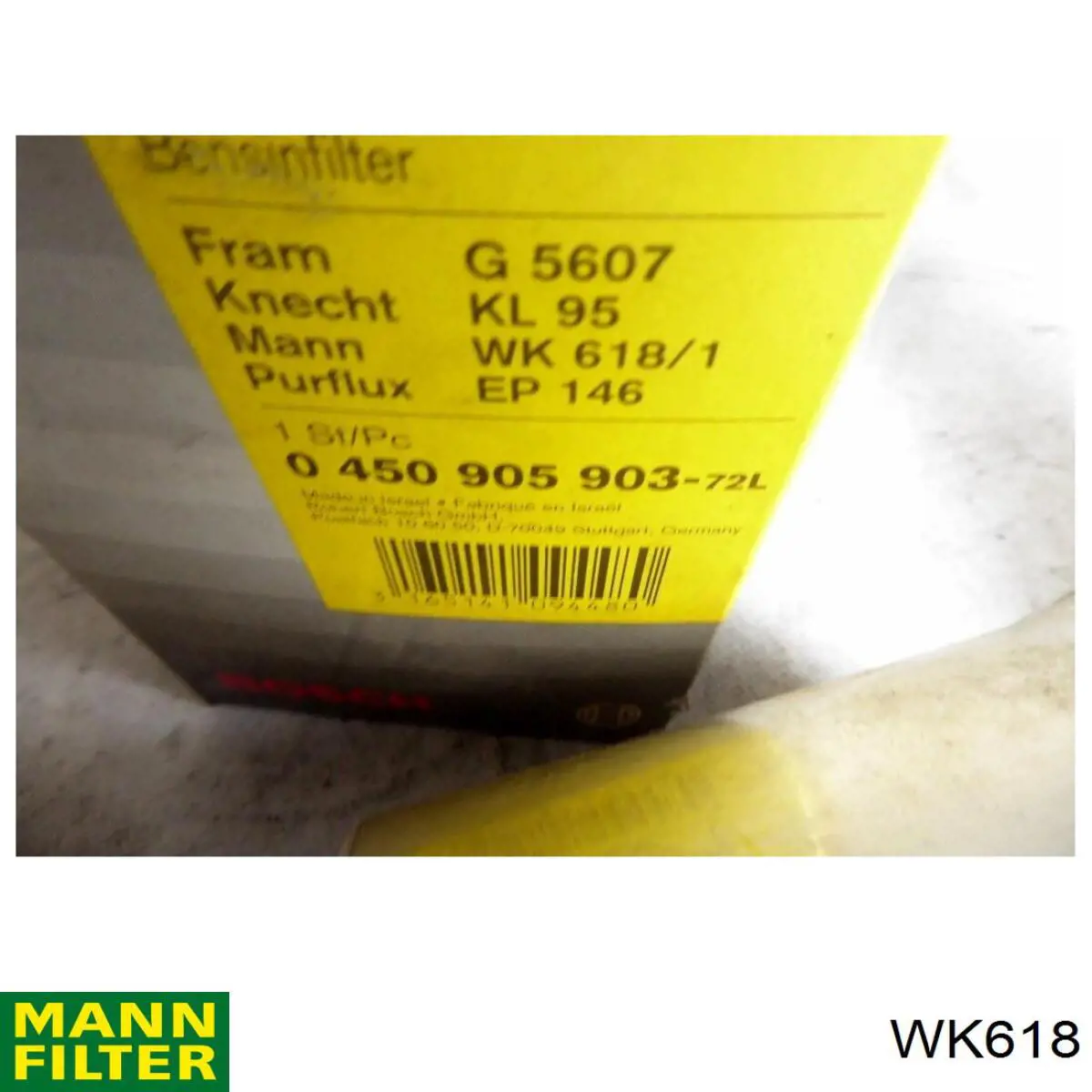 Filtro de combustível Mann-Filter WK618 preço, a partir de 16,92 USD