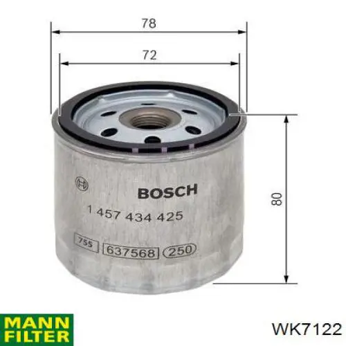 Compre WK7122 Mann-Filter Filtro de combustível
