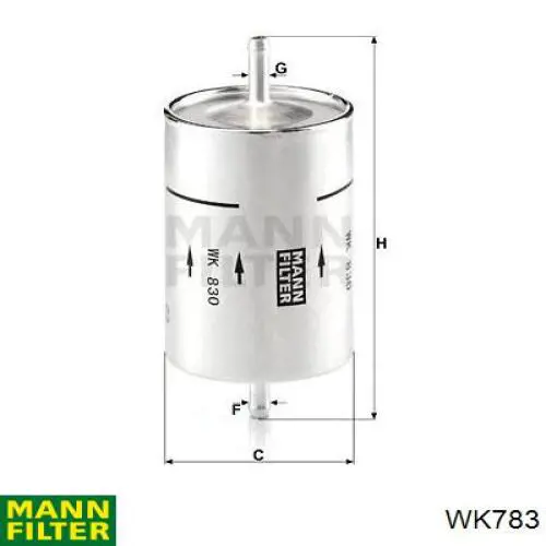  Mann-Filter WK783 preço, a partir de 43,93 USD