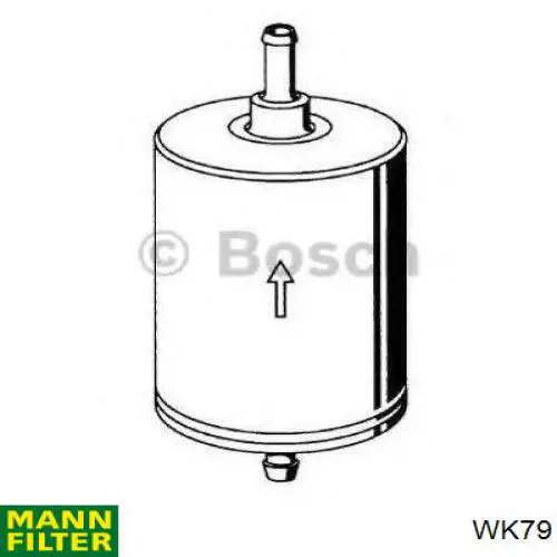 Compre WK79 Mann-Filter Filtro de combustível