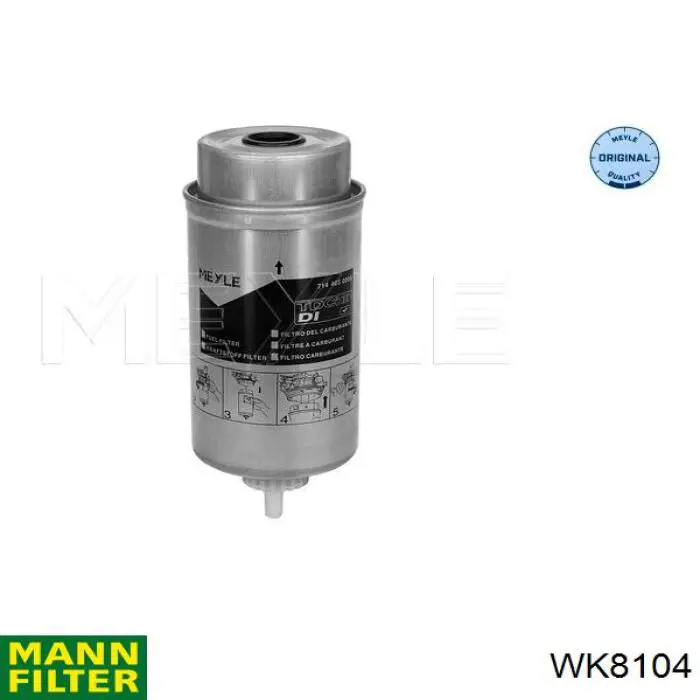 Compre WK8104 Mann-Filter Filtro de combustível