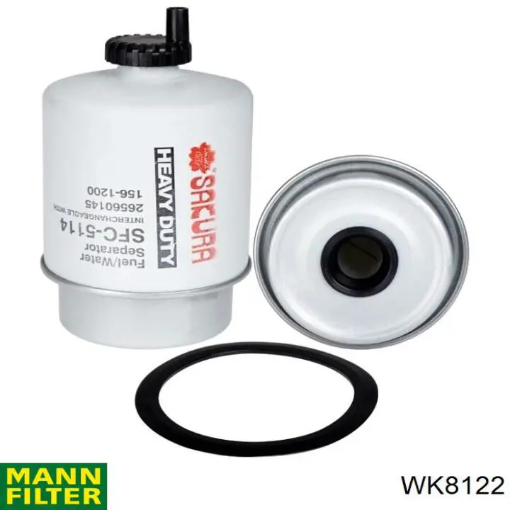 Filtro de combustível Mann-Filter WK8122 preço, a partir de 27,03 USD