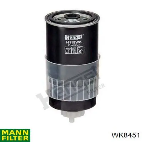 Filtro de combustível Mann-Filter WK8451 preço, a partir de 16,42 USD