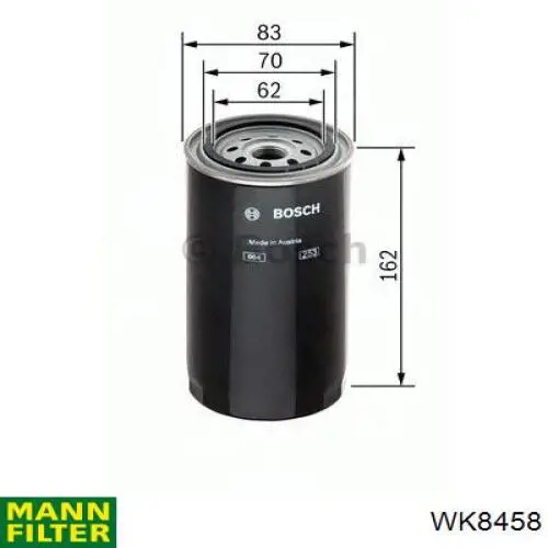 Filtro de combustível Mann-Filter WK8458 preço, a partir de 19,90 USD