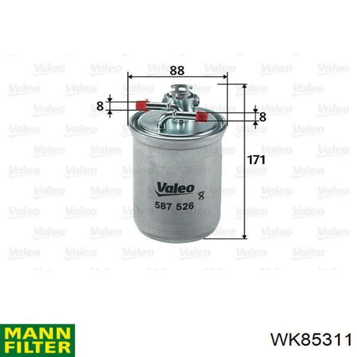 Compre WK85311 Mann-Filter Filtro de combustível