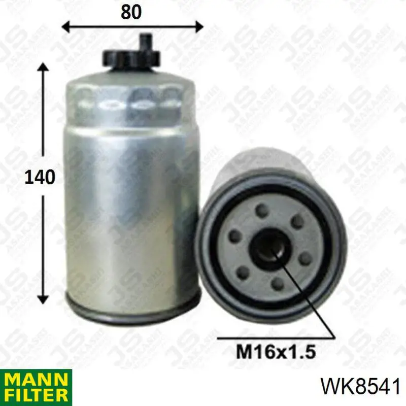 Filtro de combustível Mann-Filter WK8541 preço, a partir de 16,61 USD