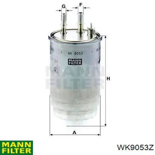 Filtro de combustível WK9053Z Mann-Filter