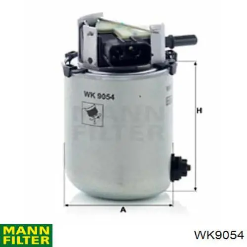 WK9054 Mann-Filter Filtro de combustível
