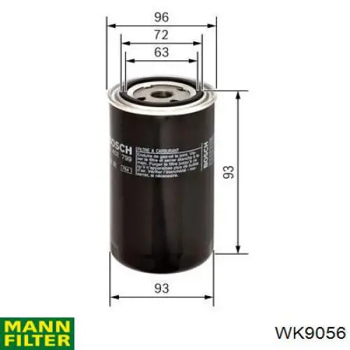 Filtro de combustível Iveco 504292579 preço, a partir de 31,41 USD