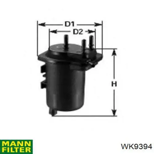 Compre WK9394 Mann-Filter Filtro de combustível