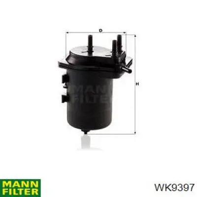 Filtro de combustível Mann-Filter WK9397 preço, a partir de 20,51 USD