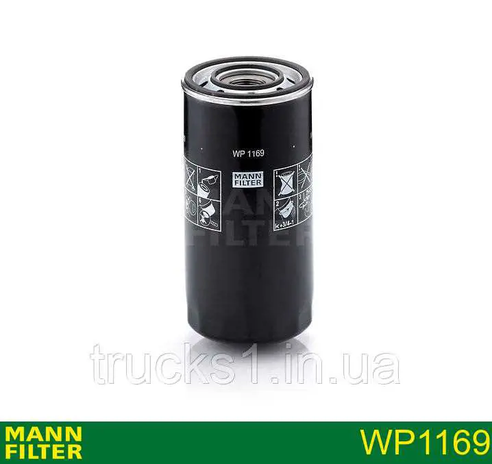 Filtro de óleo Mann-Filter WP1169 preço, a partir de 15,84 USD