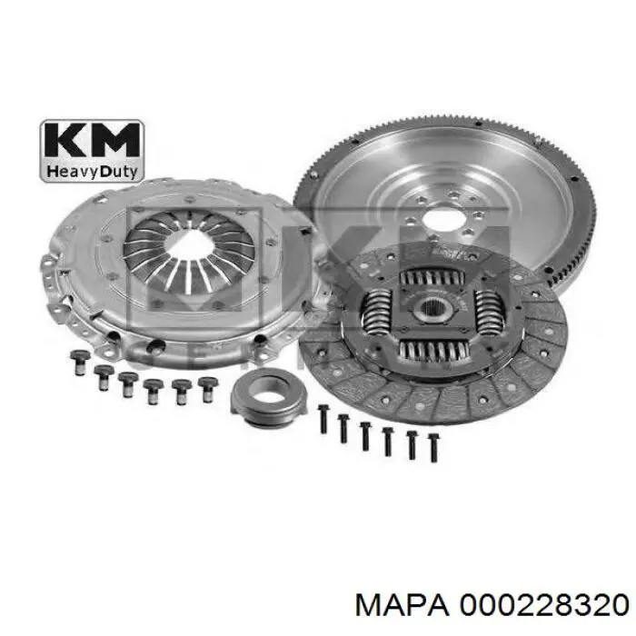 Kit de embraiagem (3 peças) K11769801 Vika