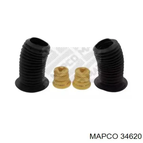 RK00315 Raiso Pára-choque (grade de proteção) de amortecedor dianteiro + bota de proteção