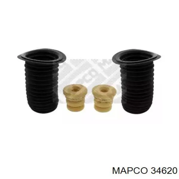 Pára-choque (grade de proteção) de amortecedor dianteiro + bota de proteção RK00315 Raiso