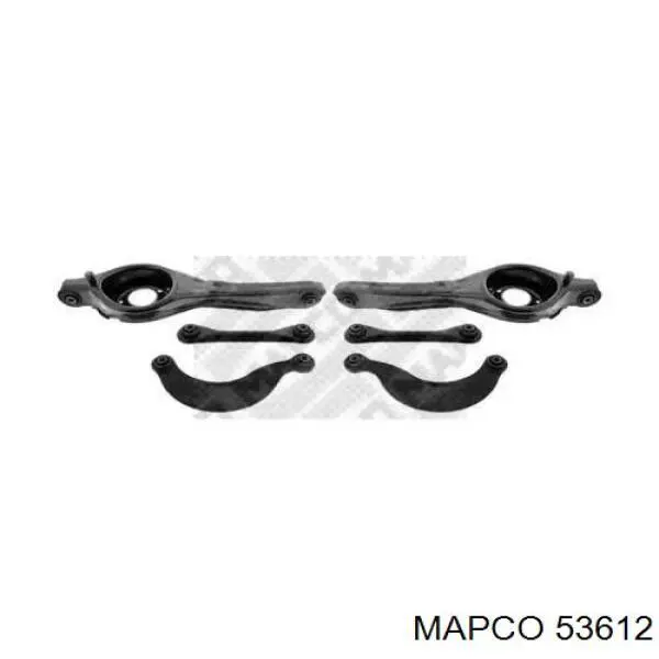 Compre 53612 Mapco Kit de braços oscilantes de suspensão traseira