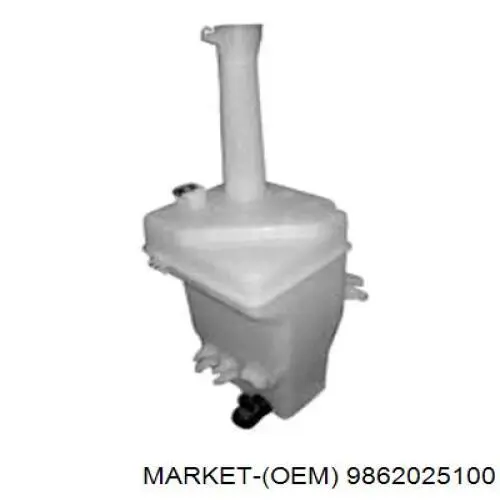 Tanque de fluido para lavador de vidro para Hyundai Accent II LC