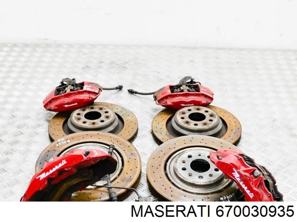 670030935 Maserati Disco do freio dianteiro