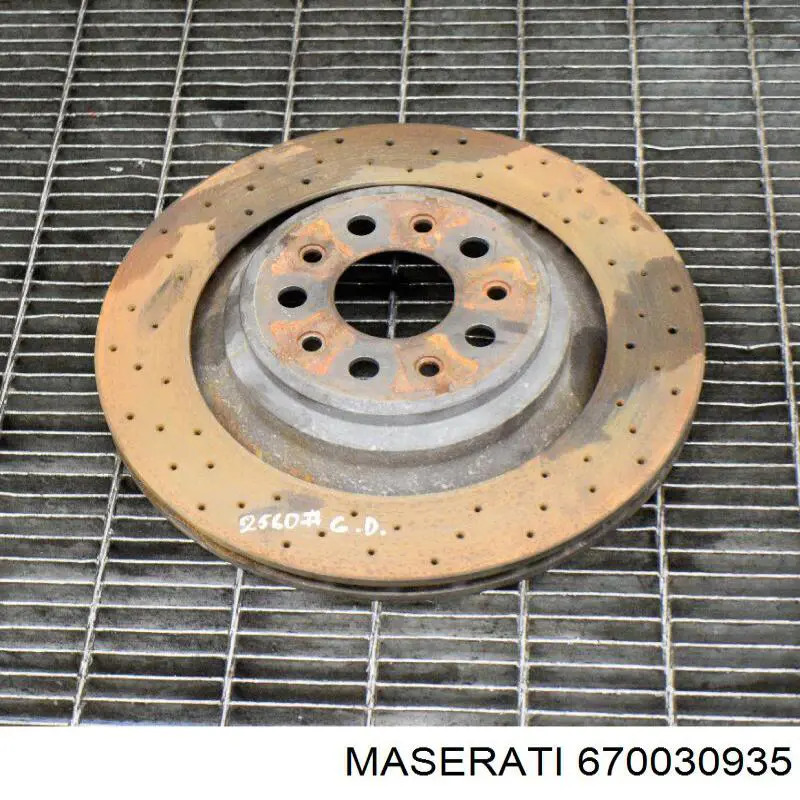 Disco do freio dianteiro Maserati 670030935 preço, a partir de 4,46 USD